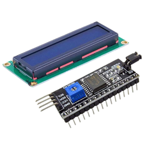 I2C Serial Interface 1602 16x2 Character LCD Module – Blue Screen