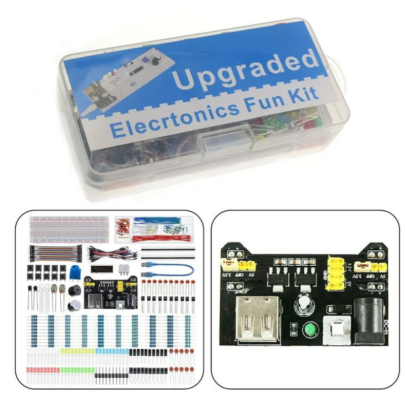 Electronics Kit Starter Fun Assortment Development Component 830 Hole Breadboard - Image 2