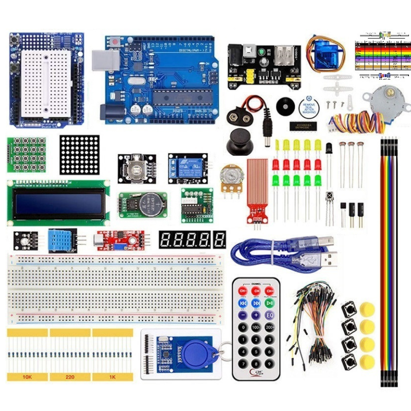 RFID Arduino Super Starter Kit with RC522 Card Reader & Protoshield with Mini Board
